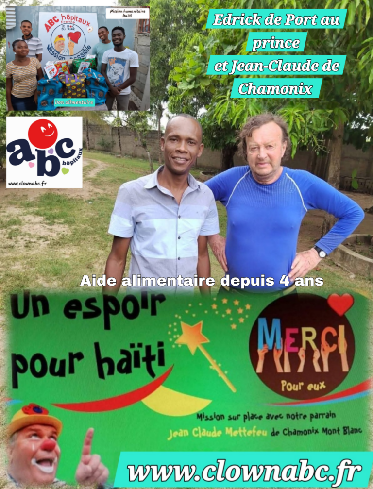 Aide humanitaire Clown ABC